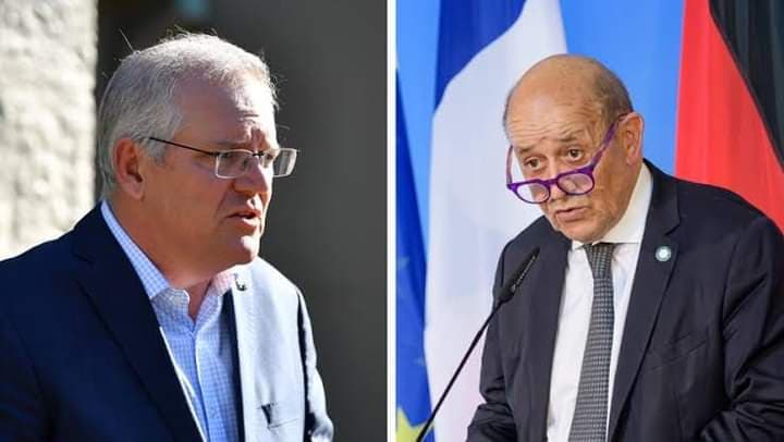 Australie : Le Drian donne son avis sur la défaite de Scott Morrisson