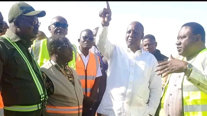Burkina Faso : Visite des travaux de construction de la voie de contournement par Luc Sorgho