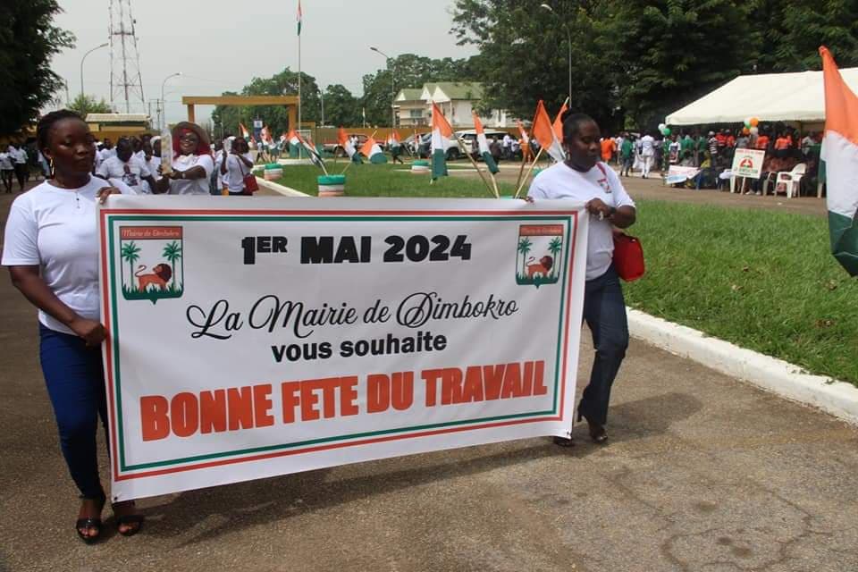 Côte d'Ivoire : N'Zi, Dimbokro célèbre la fête du travail à Dimbokro