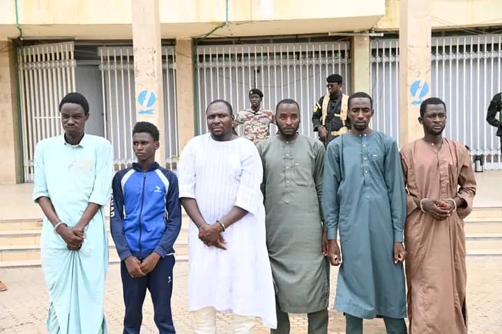 Tchad : Un groupe de malfaiteurs présenté à la presse