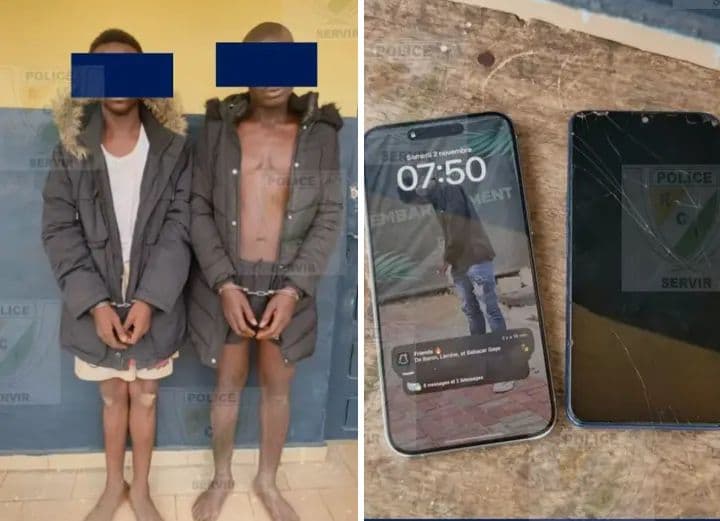 Côte d'Ivoire : Vavoua, deux jeunes mis aux arrêts après le vol de 150 milles fcfa et deux téléphones