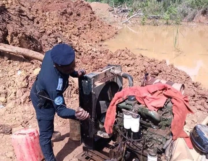 Côte d'Ivoire : Orpaillage illégal, plusieurs sites et un important lot détruits par des gendarmes