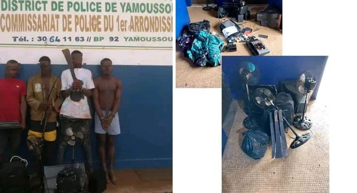 Côte d'Ivoire : Yamoussoukro, un gang démantelé par le commissariat du 1er arrondissement