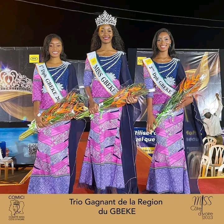 Côte d’Ivoire : Marie-Michèle Goré, élue Miss Bouaké 2023 pour la présélection de la 27e édition de Miss CI