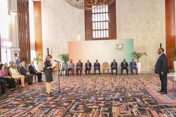 Côte d'Ivoire : Le président Ouattara reçoit les Lettres de Créance des Ambassadeurs de huit pays