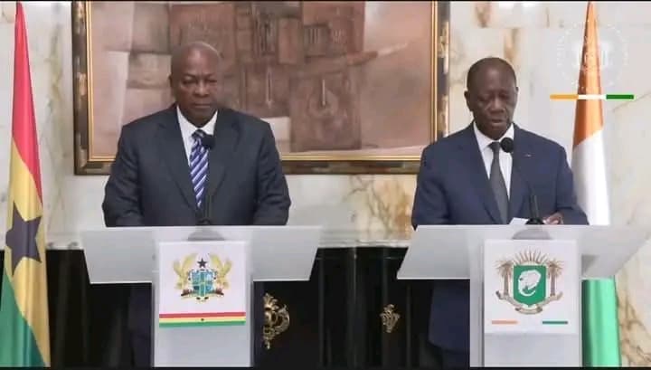 Ghana - Côte d'Ivoire : Ouattara exhorte le Président Ghanéen de convaincre l'AES de retourner dans la CEDEAO