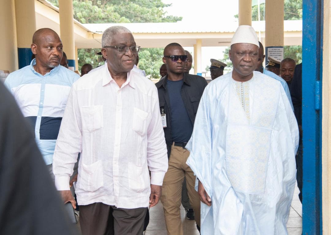 Côte d'Ivoire : Sénatoriales-Gbêkê, le Ministre - Maire Amadou Koné vote pour soutenir les candidats RHDP