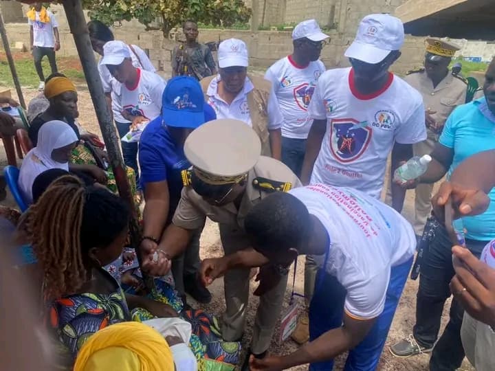 Côte d'Ivoire : Vaccination contre la polio, le premier passage des Journées Locales de vaccination démarré dans les 46 districts sanitaires concernés