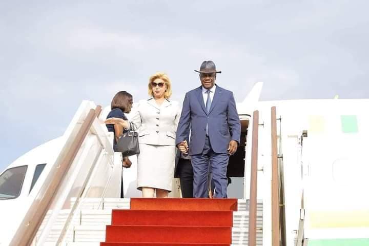 Côte d'Ivoire : Après un séjour en France, le couple présidentiel regagne Abidjan