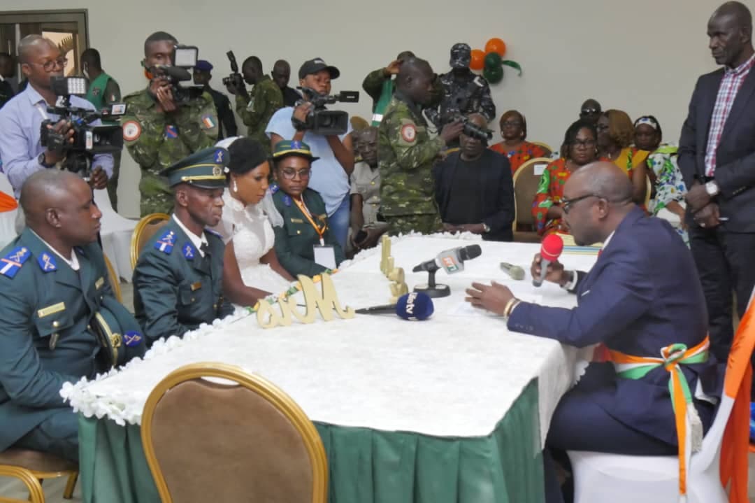 Côte d’Ivoire : Mariage collectif des Forces Armées, la série de l'édition 2024 s'achève à la 4e région militaire à Korhogo