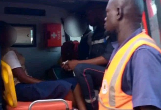 Côte d'Ivoire : Minignan, saignant du nez et de la bouche, une jeune femme secourue par des pompiers