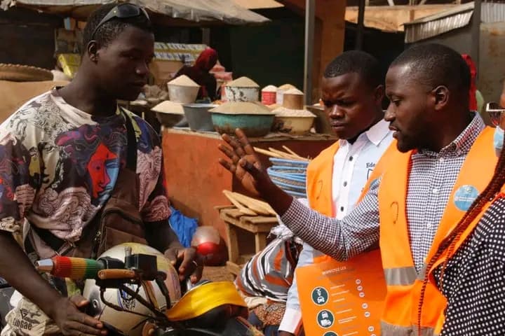 Côte d'Ivoire : Sécurité routière, la DR de Korhogo sensibilise au marché Delafosse