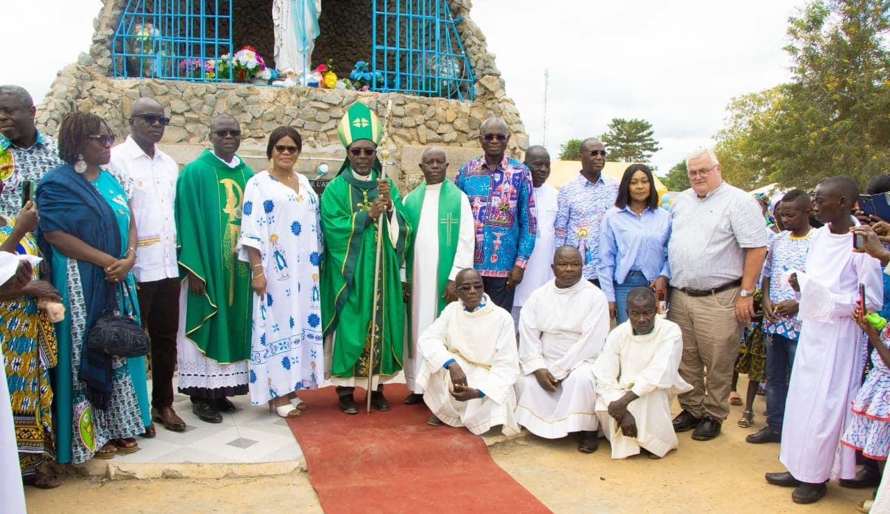 Côte d'Ivoire : Booré, consécration solennelle de la grotte mariale baptisée ''Notre Dame de l'Assomption"