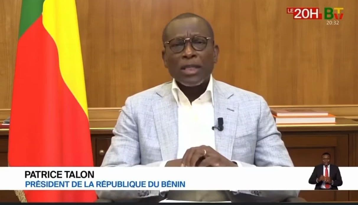 Bénin : Patrice Talon réapparaît et assure que « la situation est sous contrôle »