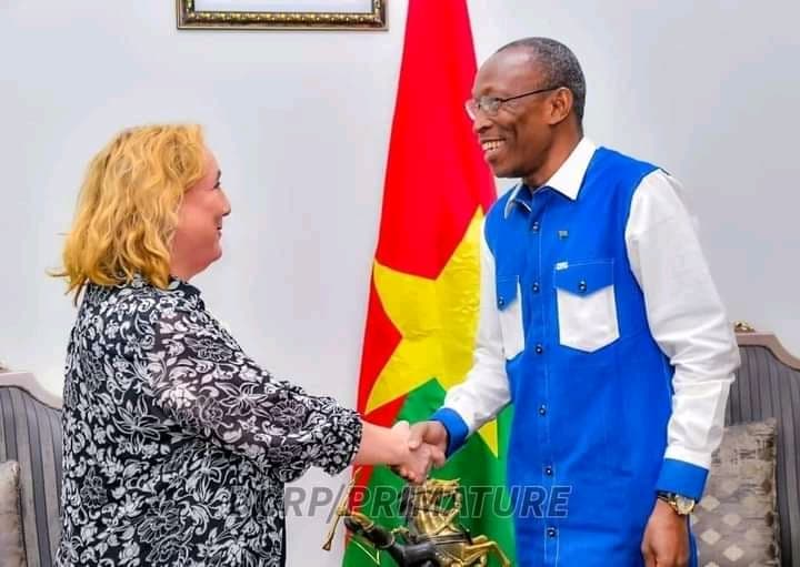 Burkina Faso : « Il ne peut pas y avoir d'élection s'il n'y a pas de sécurité du territoire » dit le PM à la Représentante spéciale de l'UE pour le Sahel
