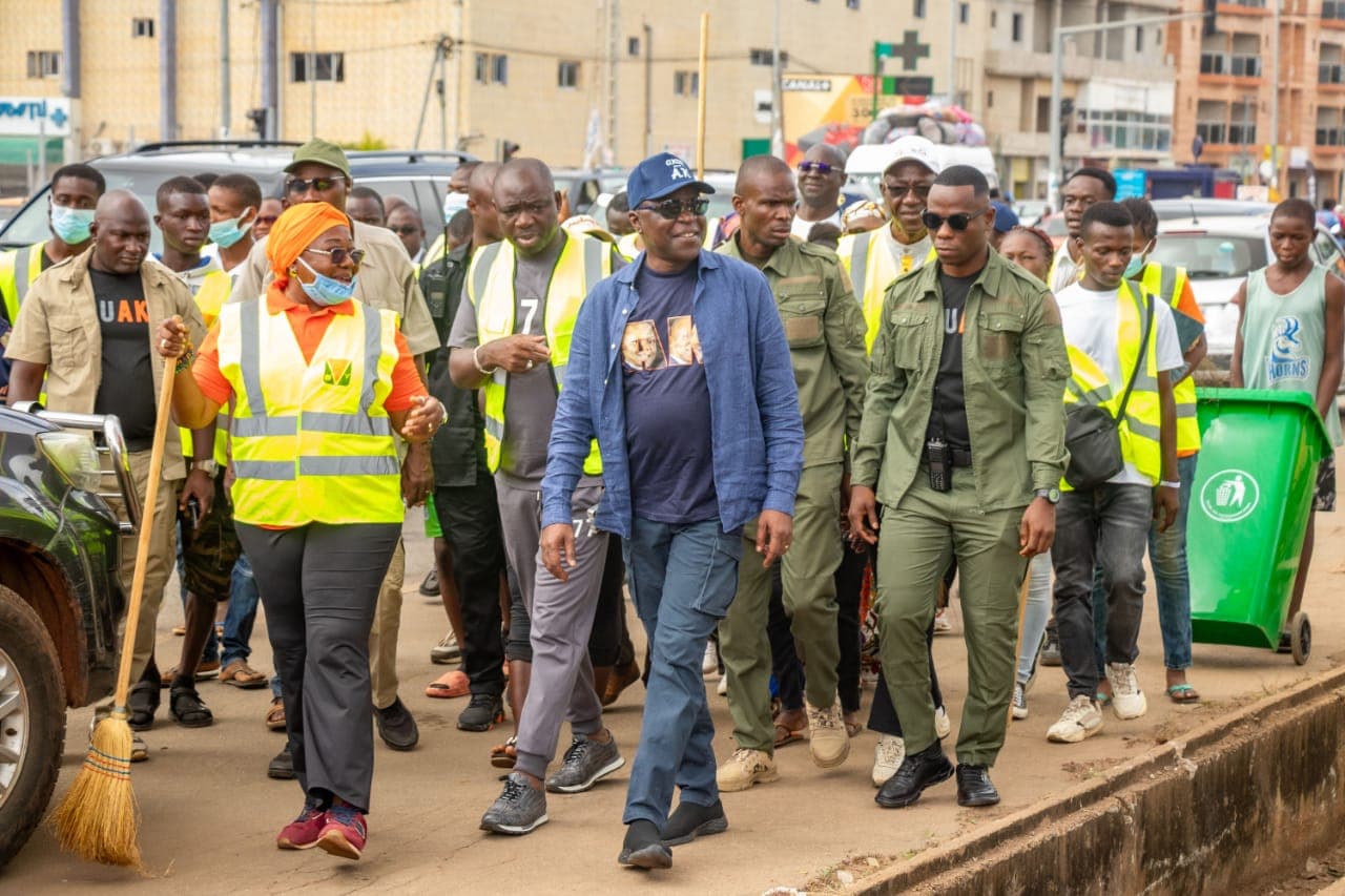 Côte d'Ivoire : Bouaké nouveau, ravalement des façades, rénovation, opération grand ménage, le maire Amadou Koné sur tous les fronts