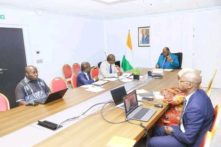 Côte d'Ivoire : Réunion virtuelle de haut niveau des Ministres Africains des Finances et de l'Eau