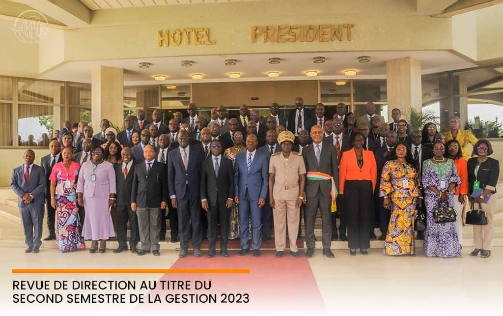 Côte d'Ivoire : Yamoussoukro, Revue de Direction du second semestre 2023, le Trésor public à l’école