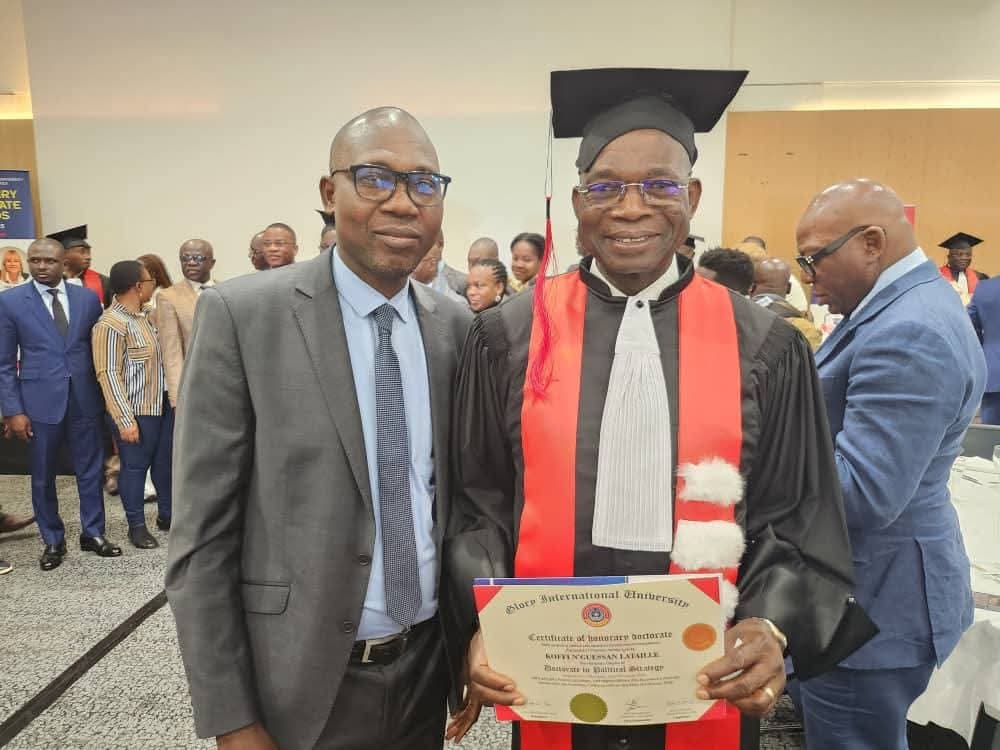 France : Paris, distinction du ministre N'guessan Lataille Koffi au titre de docteur honoris causa