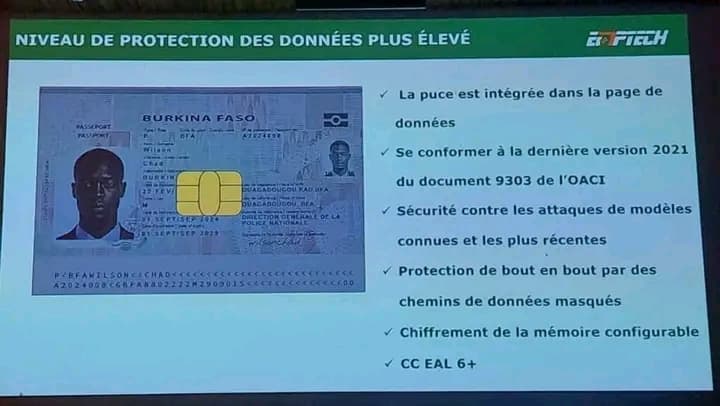Burkina Faso : Un nouveau passeport biométrique pour répondre aux normes internationales
