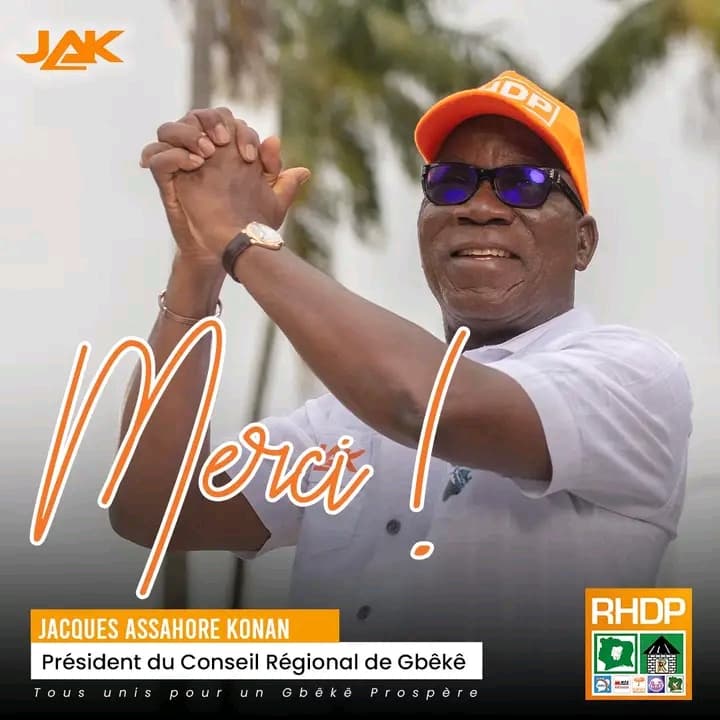 Côte d'Ivoire : Le Gbêkê a désormais son Boss, Assahoré Konan Jacques, l'homme du président Alassane Ouattara qui apportera le développement à cette région
