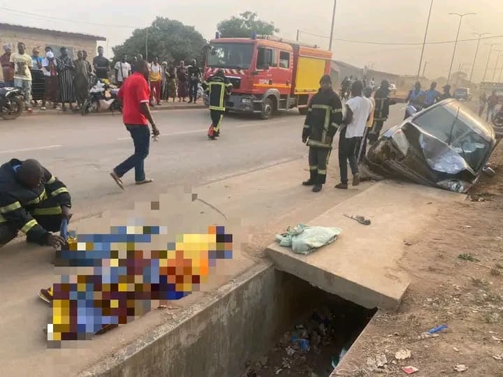 Côte d'Ivoire : Bouaké, 3 personnes tuées par un véhicule après une sortie de route