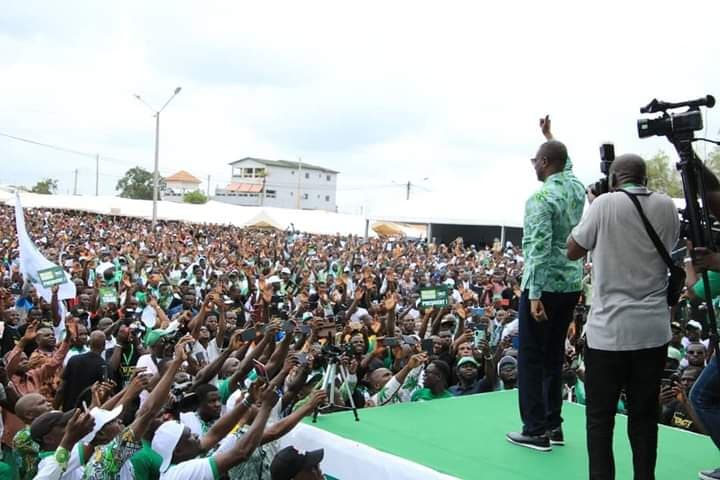 Côte d'Ivoire : Mobilisation exceptionnelle pour Tidjane Thiam Président du PDCI en meeting à Soubré