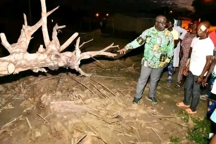 Côte d'Ivoire : Toulepleu, soutien et réconfort du président Tidjane Thiam aux victimes d'intempéries