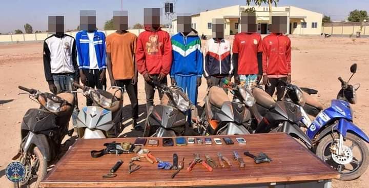 Burkina Faso : Ouagadougou, 08 présumés malfrats arrêtés par la Police