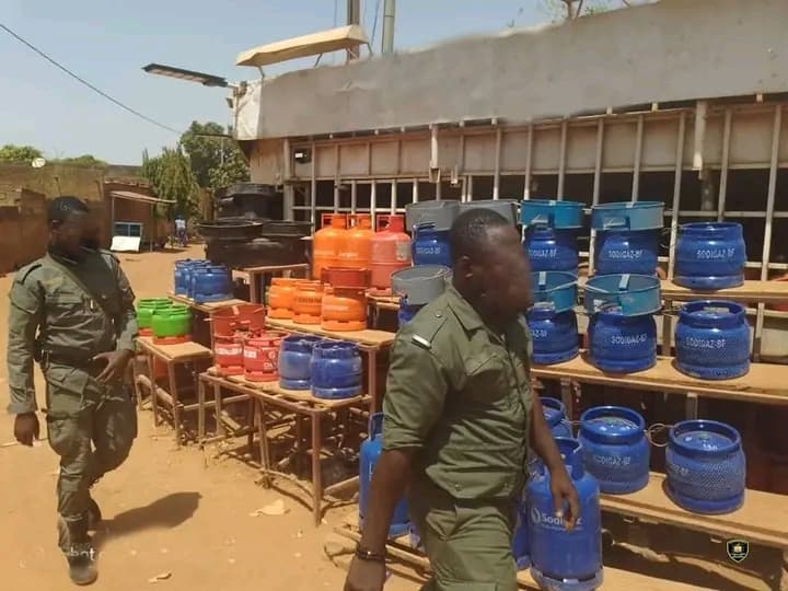 Burkina Faso : Ouagadougou, 500 bouteilles de gaz saisies lors d'un contrôle rigoureux