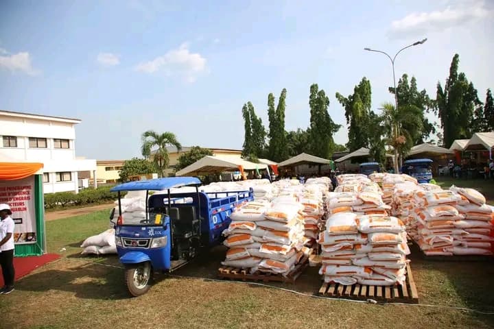 Côte d'Ivoire : Abengourou, le gouvernement distribue des engrais et des semences aux agriculteurs