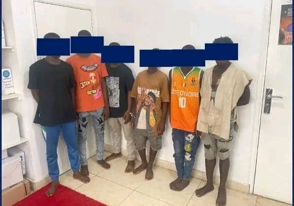 Côte d'Ivoire : 05 redoutables individus recherchés pour agressions et vol en réunion interpellés
