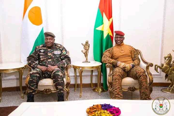 Burkina Faso : Le Général Abdourahamane Tiani à Ouagadougou pour une visite d'amitié et de travail