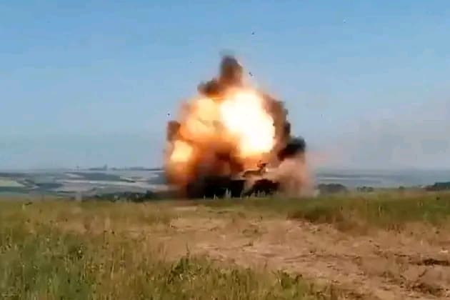 Guerre en Ukraine : Le char russe T-72 a résiste avec succès à un coup direct de l'ATGM ukrainien "Stugna"