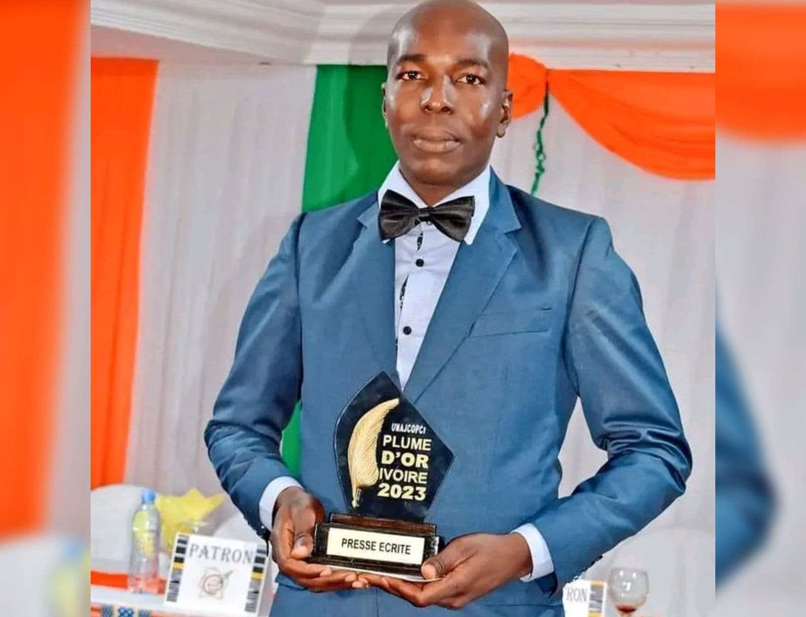 Côte d'Ivoire : Bouaké, double vainqueur catégorie Presse Écrite du Prix Plume d'or Ivoire, Abdoul Cissé exprime sa reconnaissance