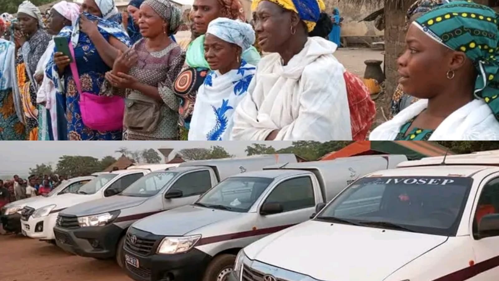 Côte d'Ivoire : Accident à Yamoussoukro, les populations de Gbohovo accueillent les corbillards de leurs défunts