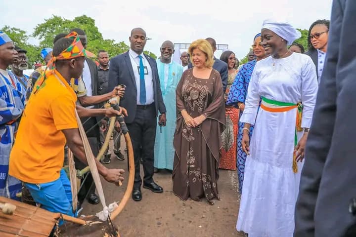 Côte d'Ivoire : Fête des mères dans la Bagoué, en route pour Kouto, Dominique Ouattara fait escale à Boundiali, Kolia et Gbon