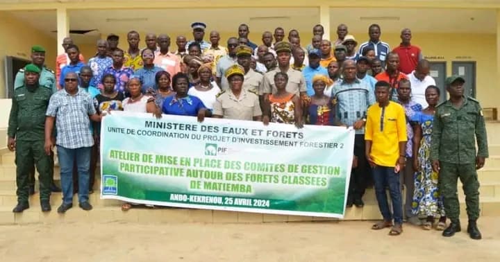 Côte d'Ivoire : Deux comités de gestion participative de la forêt classée de Matiemba installés