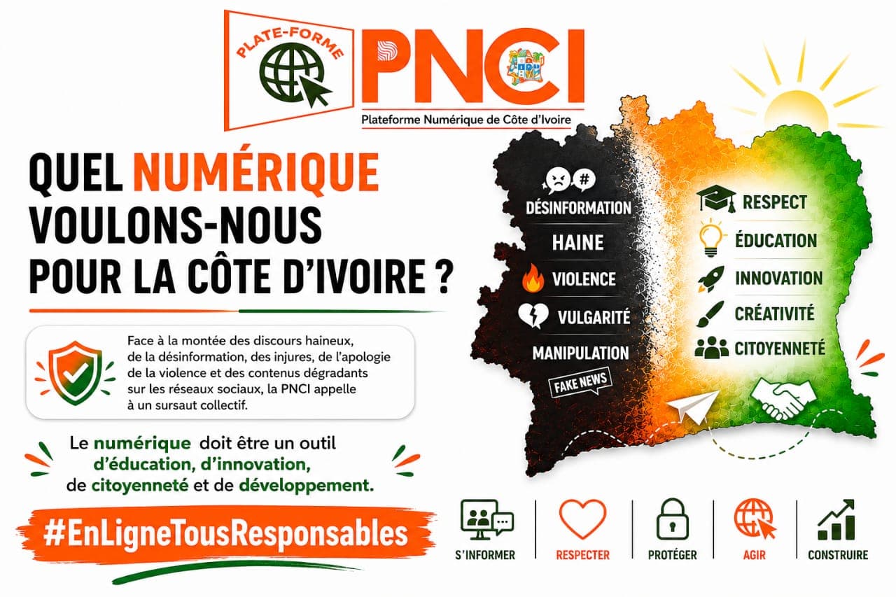 Côte d'Ivoire : Réseaux sociaux, la PNCI hausse le ton contre la haine et les fake news