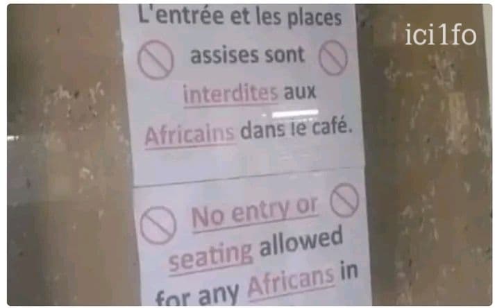 Tunisie : « L’entrée est interdite aux Africains », de nouvelles pancartes posées devant des cafés
